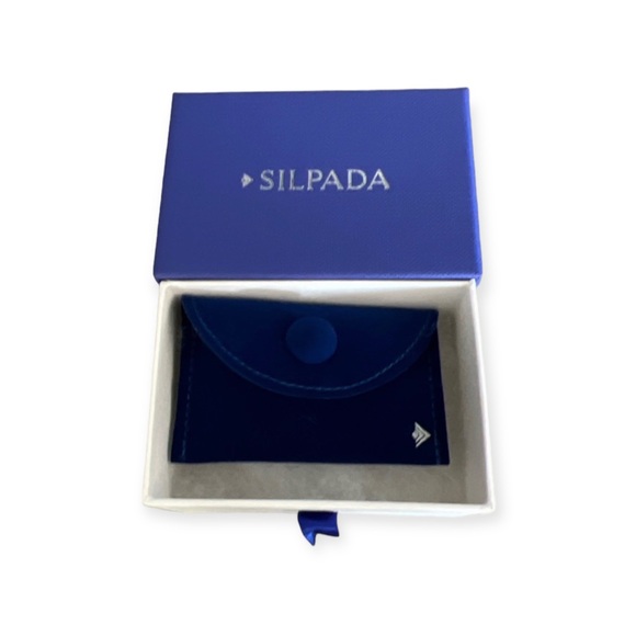 SOLD SILPADA Extra Sparkly Cubic Zirconia Drop Earrings New in Pouch & Box - Picture 5 of 5